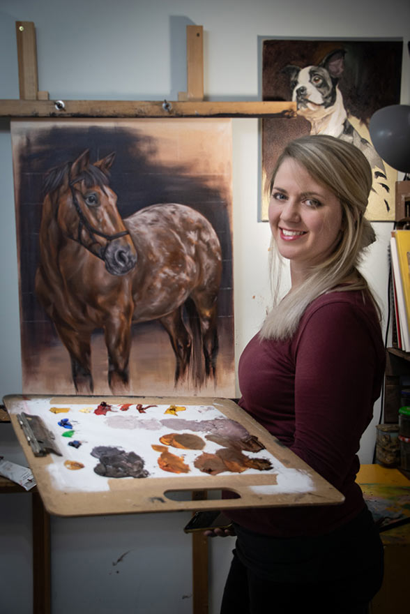 Tang & Emily Johnson - British Equestrian artwork