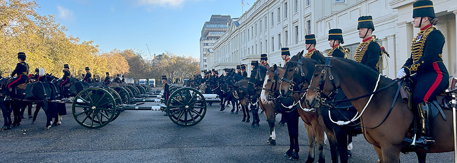 King's troop parade